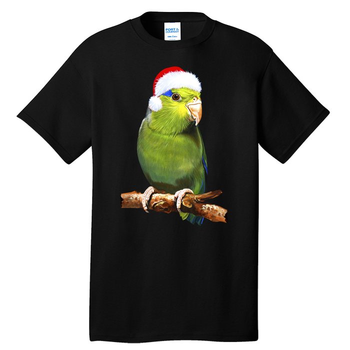 Christmas Bird Parrot Tall T-Shirt