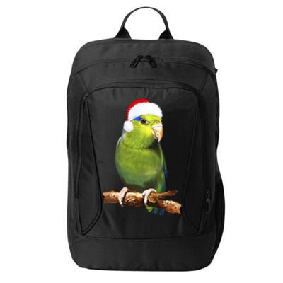 Christmas Bird Parrot City Backpack