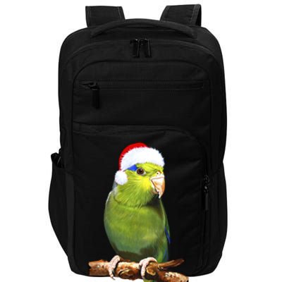 Christmas Bird Parrot Impact Tech Backpack