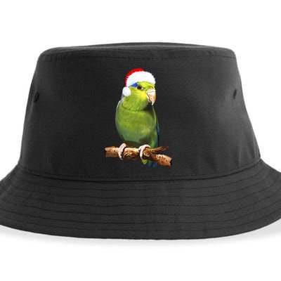 Christmas Bird Parrot Sustainable Bucket Hat