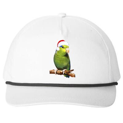 Christmas Bird Parrot Snapback Five-Panel Rope Hat