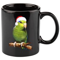 Christmas Bird Parrot 11oz C Handle Ceramic Mug