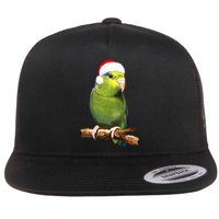 Christmas Bird Parrot Flat Bill Trucker Hat