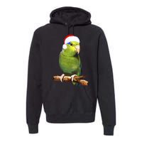 Christmas Bird Parrot Premium Hoodie