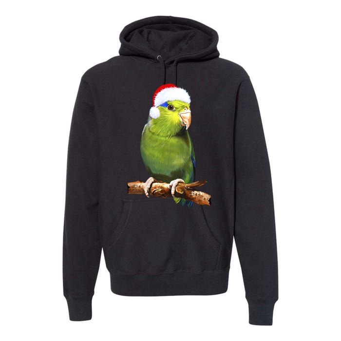 Christmas Bird Parrot Premium Hoodie