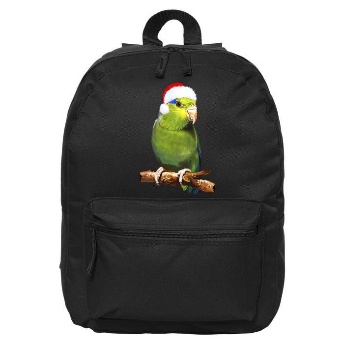 Christmas Bird Parrot 16 in Basic Backpack