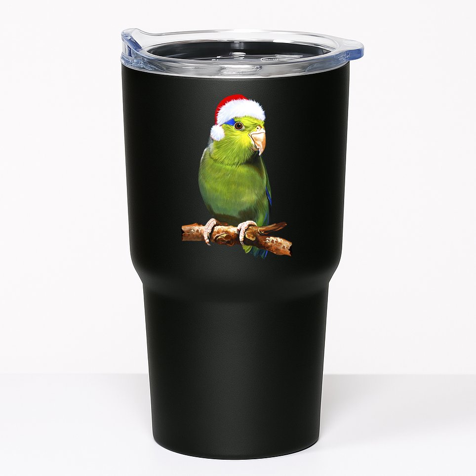 Christmas Bird Parrot Tumbler