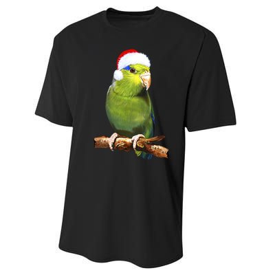 Christmas Bird Parrot Performance Sprint T-Shirt