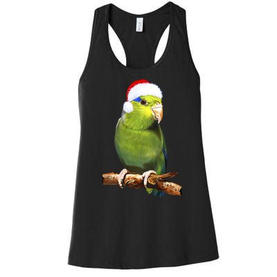 Christmas Bird Parrot Women's Racerback Tank