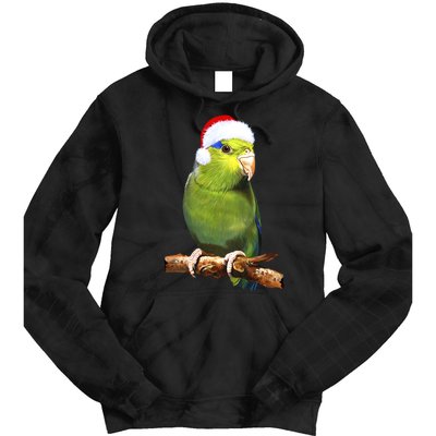 Christmas Bird Parrot Tie Dye Hoodie