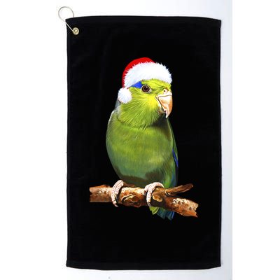 Christmas Bird Parrot Golf Towel
