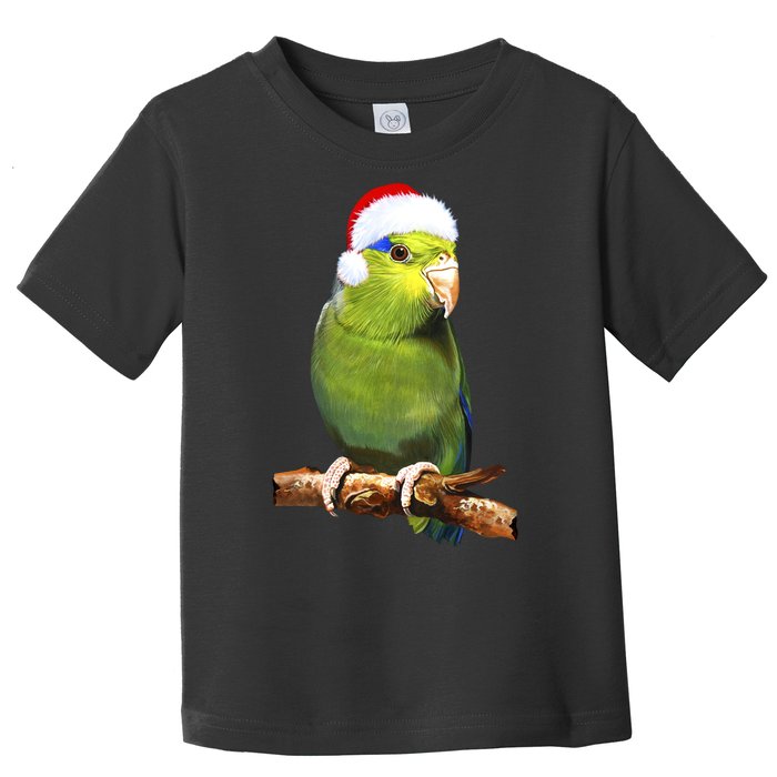 Christmas Bird Parrot Toddler T-Shirt