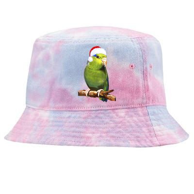 Christmas Bird Parrot Tie-Dyed Bucket Hat