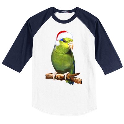 Christmas Bird Parrot Baseball Sleeve Shirt