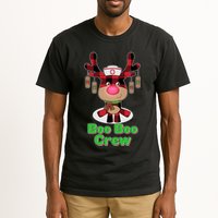 Christmas Boo Boo Crew Reindeer Nurse  Tall T-Shirt