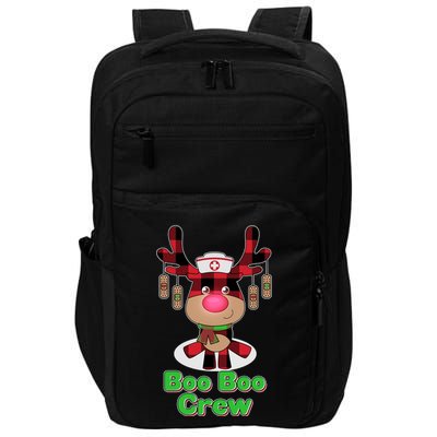 Christmas Boo Boo Crew Reindeer Nurse  Impact Tech Backpack