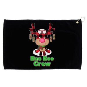 Christmas Boo Boo Crew Reindeer Nurse  Grommeted Golf Towel