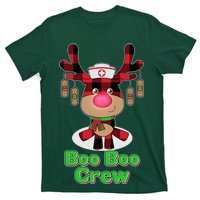 Christmas Boo Boo Crew Reindeer Nurse  T-Shirt