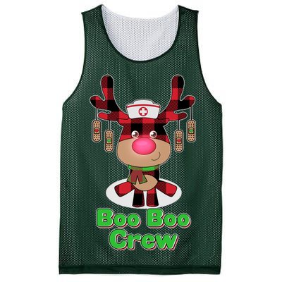 Christmas Boo Boo Crew Reindeer Nurse  Mesh Reversible Basketball Jersey Tank