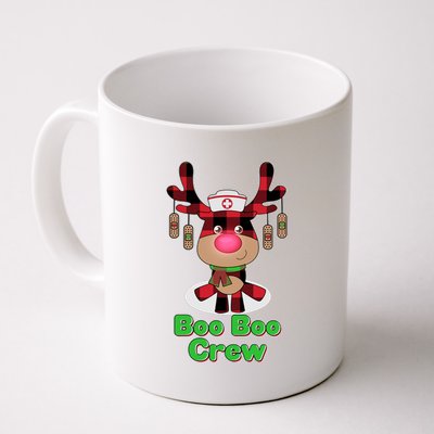 Christmas Boo Boo Crew Reindeer Nurse  Coffee Mug