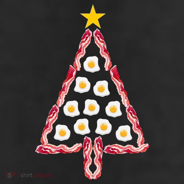 Christmas Breakfast Tree Bacon And Eggs Cool Comfort Performance Bucket Hat