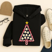 Christmas Breakfast Tree Bacon And Eggs Hoodie