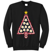 Christmas Breakfast Tree Bacon And Eggs Sweatshirt