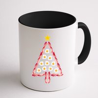 Christmas Breakfast Tree Bacon And Eggs Mug
