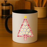 Christmas Breakfast Tree Bacon And Eggs Mug