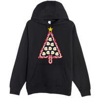 Christmas Breakfast Tree Bacon And Eggs Premium Pullover Hoodie