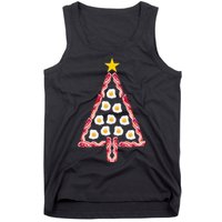 Christmas Breakfast Tree Bacon And Eggs Tank Top