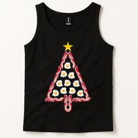 Christmas Breakfast Tree Bacon And Eggs Tank Top