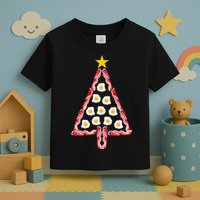 Christmas Breakfast Tree Bacon And Eggs Toddler T-Shirt