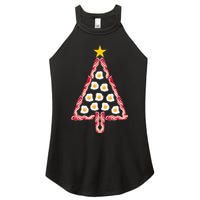 Christmas Breakfast Tree Bacon And Eggs Women's Perfect Tri Rocker Tank