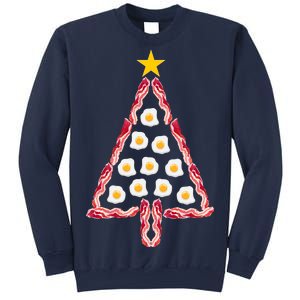 Christmas Breakfast Tree Bacon And Eggs Sweatshirt