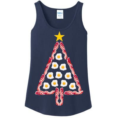 Christmas Breakfast Tree Bacon And Eggs Ladies Essential Tank