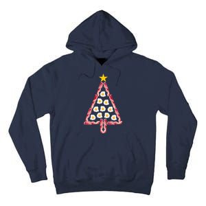 Christmas Breakfast Tree Bacon And Eggs Tall Hoodie