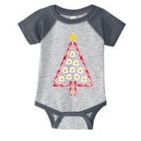 Christmas Breakfast Tree Bacon And Eggs Infant Baby Jersey Bodysuit