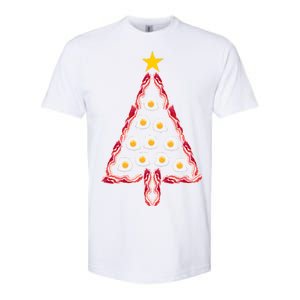 Christmas Breakfast Tree Bacon And Eggs Softstyle CVC T-Shirt