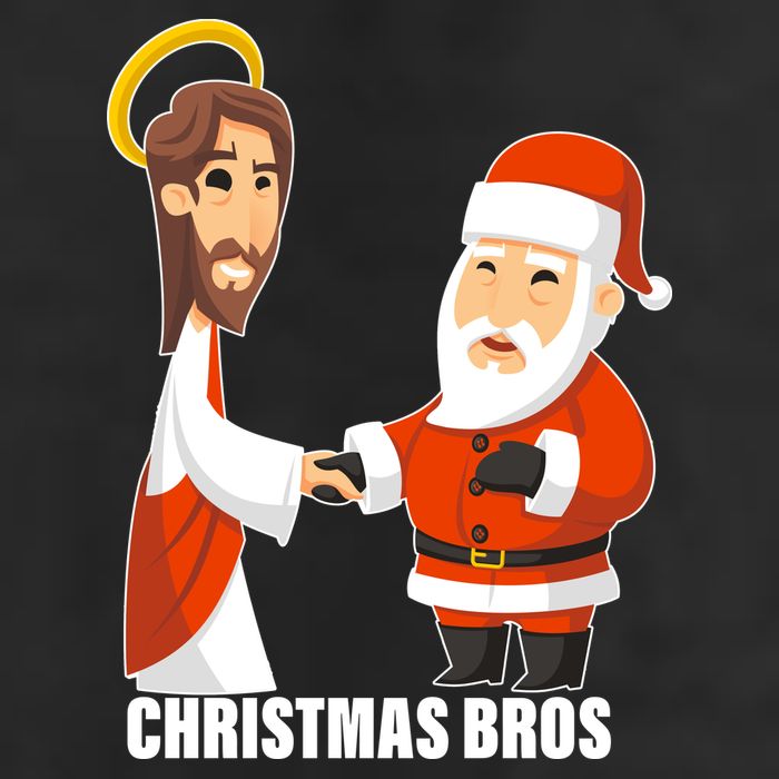 Christmas Bros Jesus And Santa Adult Drive Performance Visor