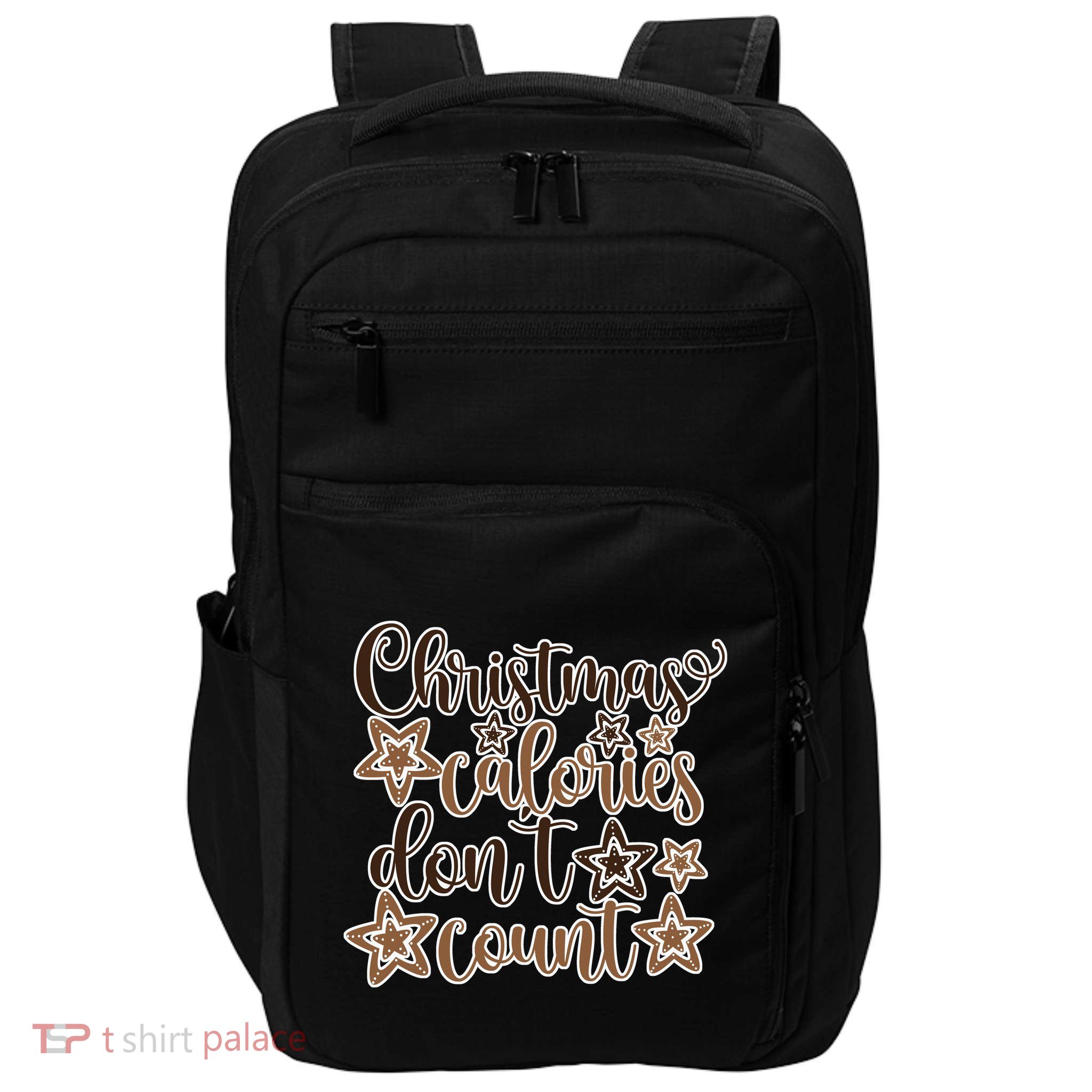 Christmas Calories Don't Count  Impact Tech Backpack