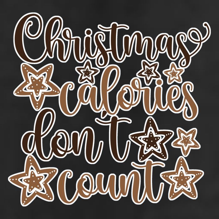 Christmas Calories Don't Count  Adult Drive Performance Visor