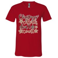 Christmas Calories Don't Count  V-Neck T-Shirt
