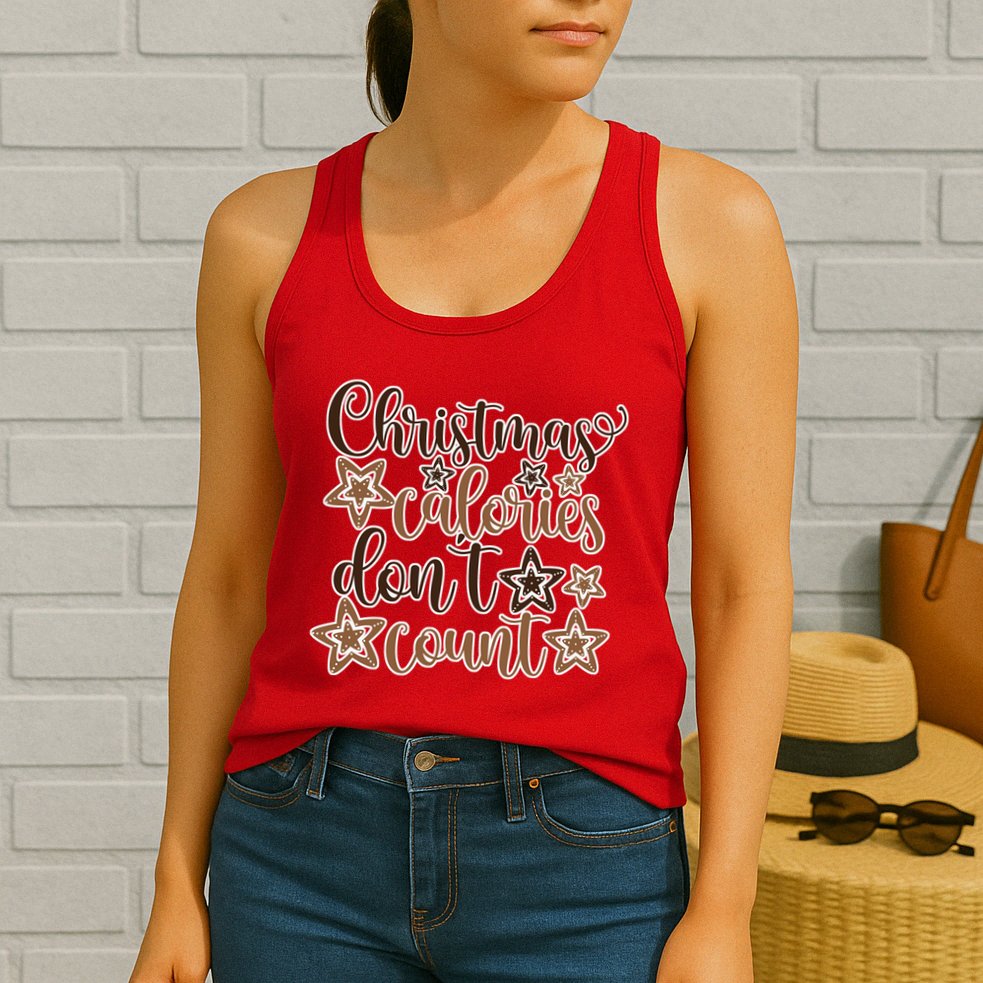 Christmas Calories Don't Count  Womens Tank Top