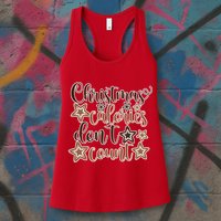 Christmas Calories Don't Count  Womens Tank Top