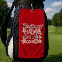Christmas Calories Don't Count  Golf Towel
