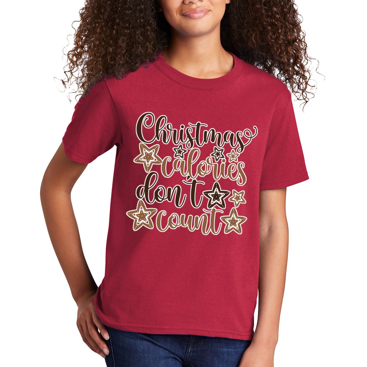 Christmas Calories Don't Count  Kids T-Shirt