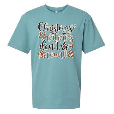 Christmas Calories Don't Count  Sueded Cloud Jersey T-Shirt