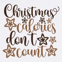 Christmas Calories Don't Count  Garment-Dyed Sweatshirt