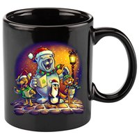 Christmas Carolers 11oz C Handle Ceramic Mug